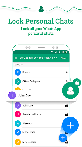 Locker for Whats Chat App - عکس برنامه موبایلی اندروید