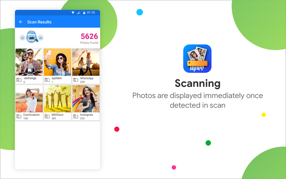 Photos Cleaner-Recover storage - عکس برنامه موبایلی اندروید