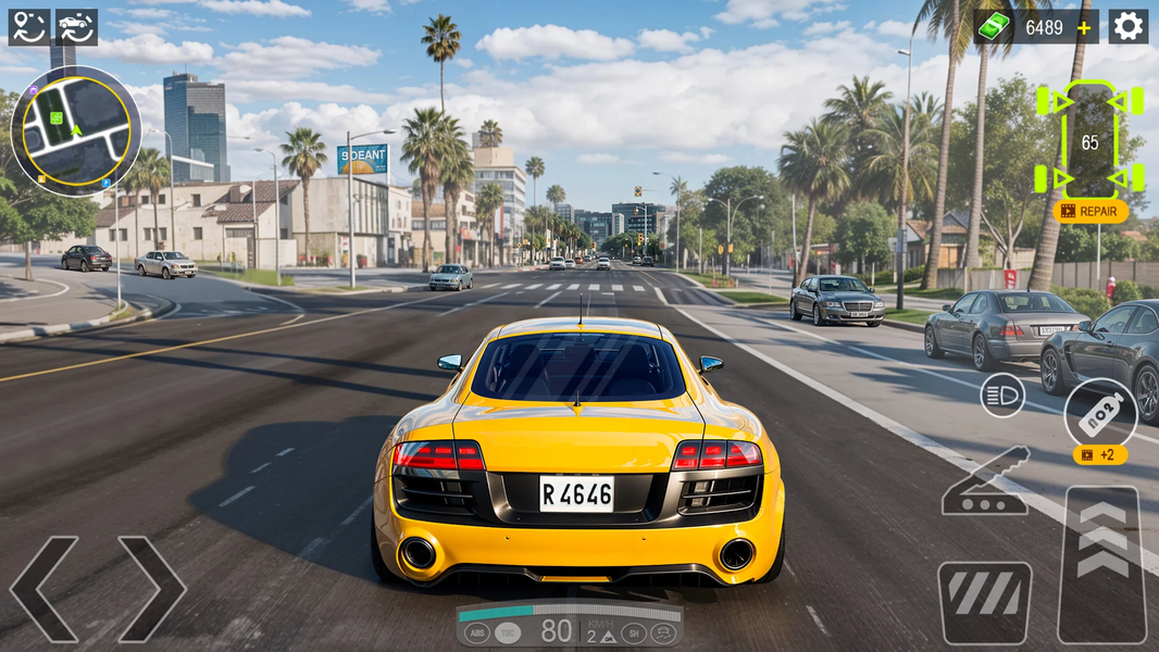 Traffic Car Driving School ۳D - عکس بازی موبایلی اندروید