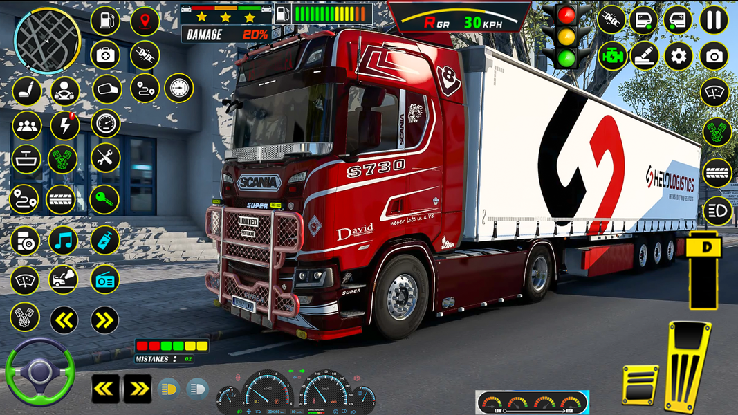 Euro City Truck Driving Games - عکس بازی موبایلی اندروید