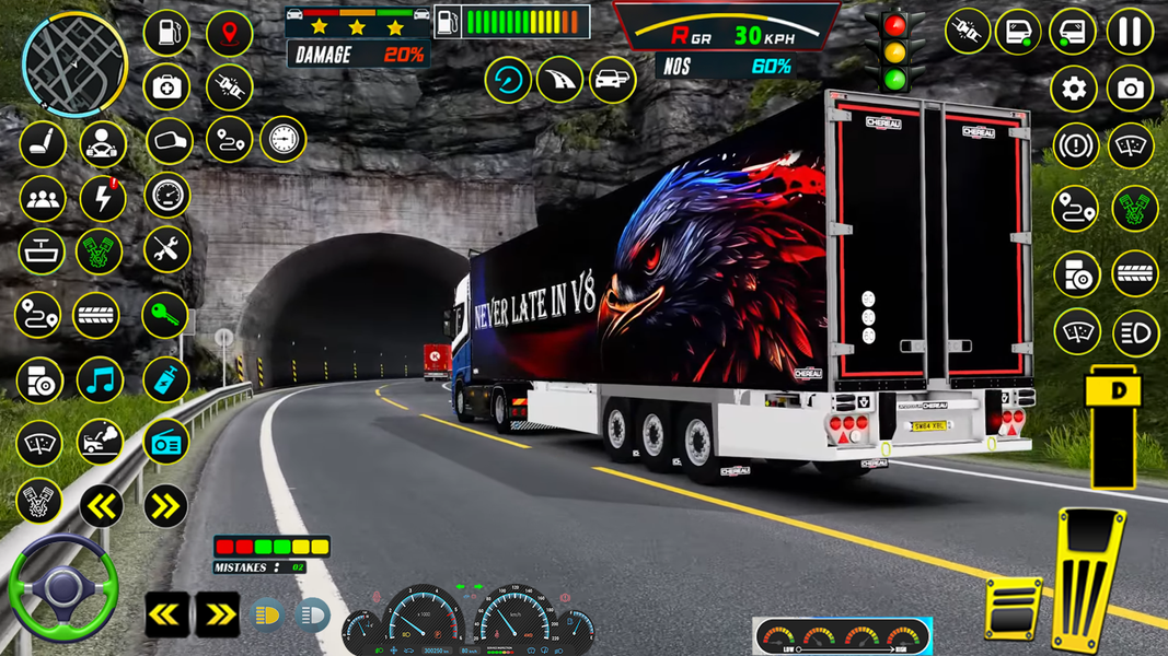 Euro City Truck Driving Games - Gameplay image of android game