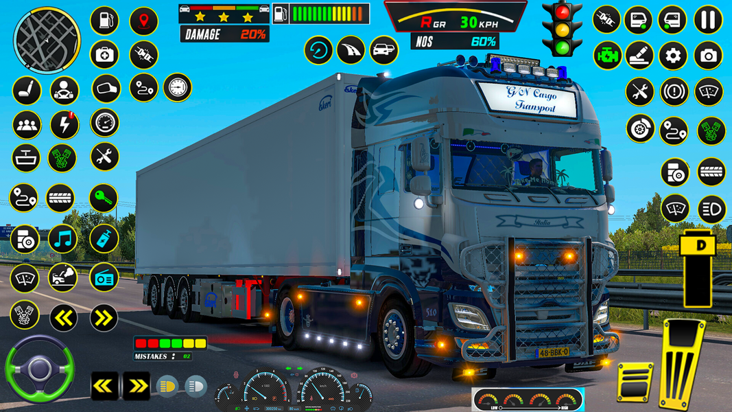 Euro City Truck Driving Games - عکس بازی موبایلی اندروید