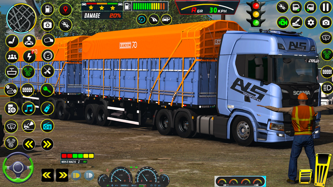 Euro City Truck Driving Games - عکس بازی موبایلی اندروید