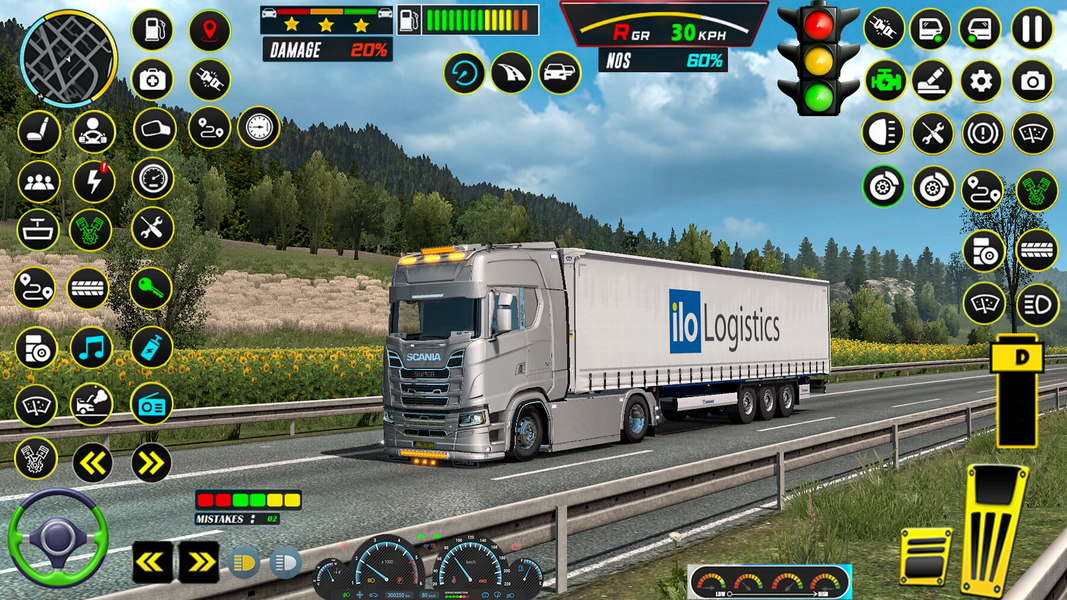 Euro City Truck Driving Games - عکس بازی موبایلی اندروید