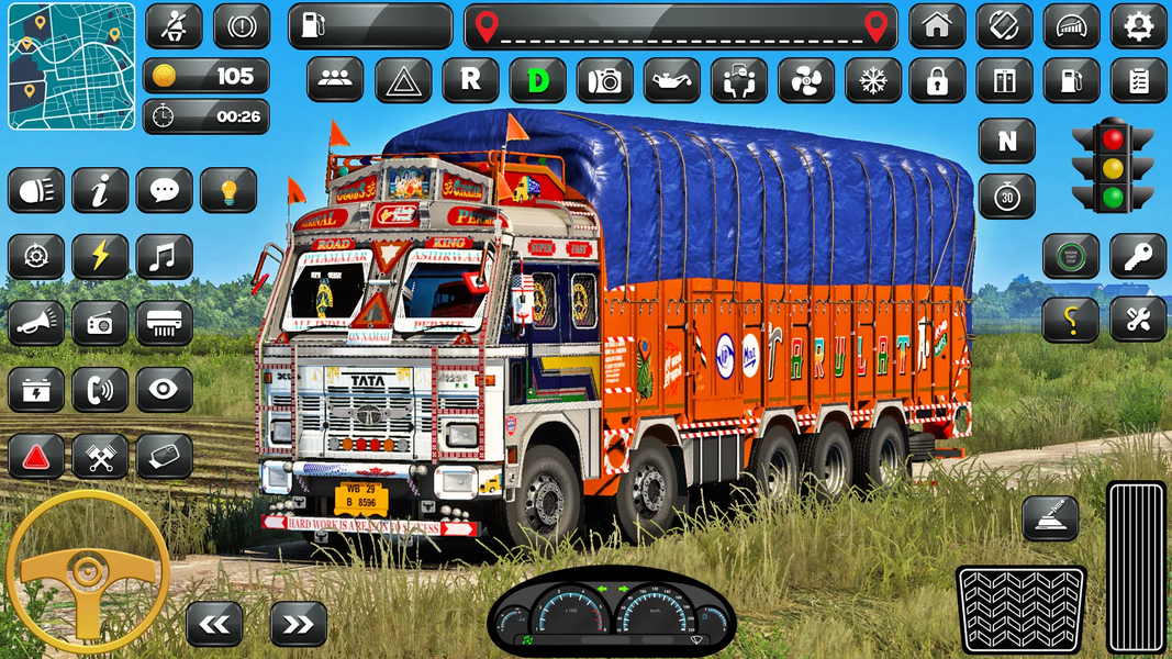 Indian Lorry Truck Driving 3d - Gameplay image of android game