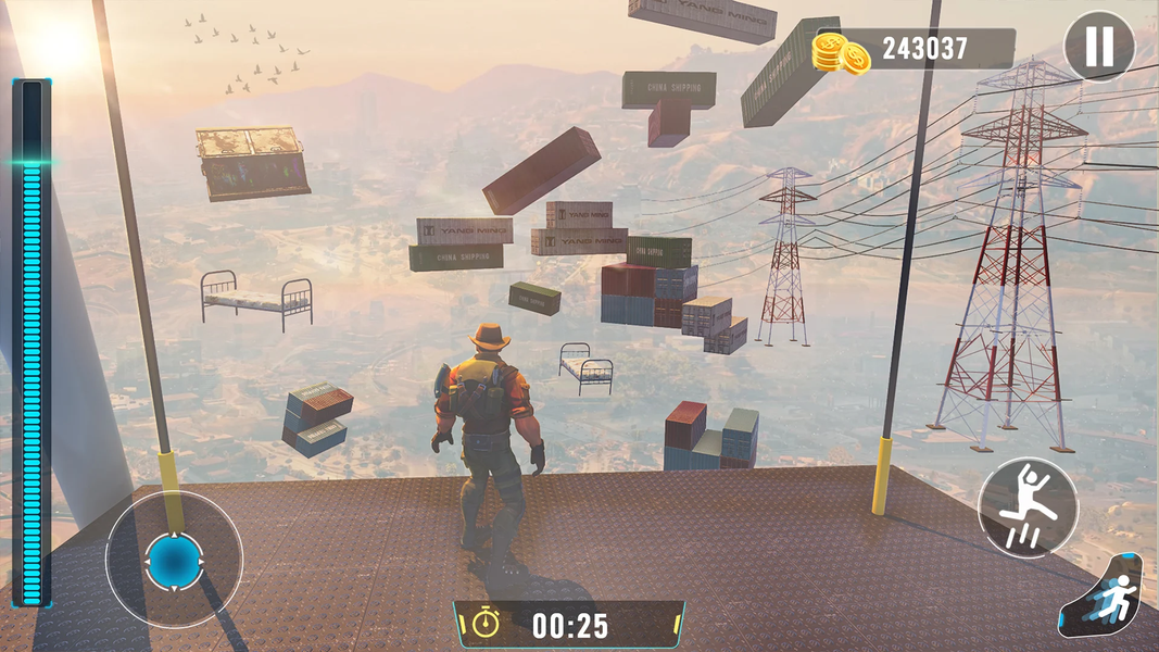 Only Jump Up: Parkour Games 3D - Gameplay image of android game