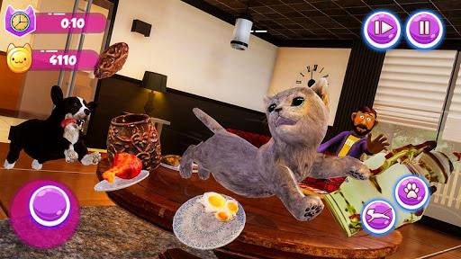 Little Kitten My Cat Simulator 2019 - Gameplay image of android game