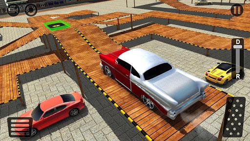 Real Classic Car Stunt Parking - Gameplay image of android game