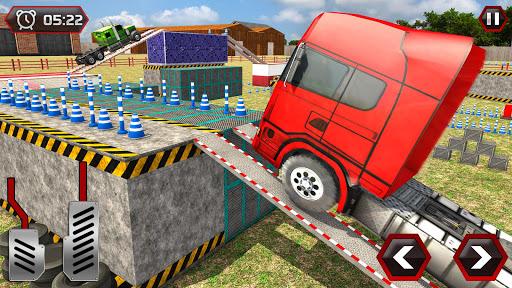 Extreme Semi Truck Parking Mania 2020 - Gameplay image of android game