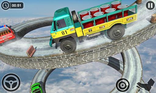 Cargo Truck Driver Games: Impossible Driving Track - Image screenshot of android app