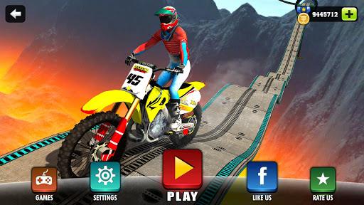 Impossible Motor Bike Tracks - Gameplay image of android game