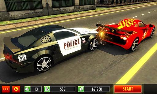 Police Car vs Gangster Escape - Gameplay image of android game