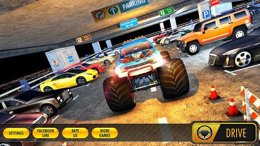 Multistory Monster Truck Park - Gameplay image of android game