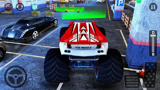 Multistory Monster Truck Park - Gameplay image of android game