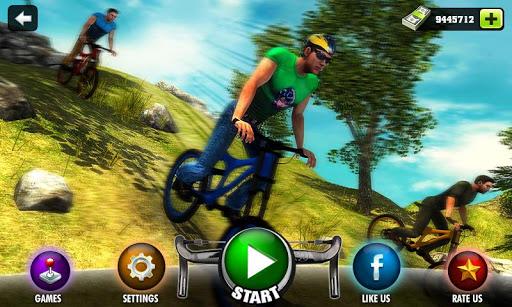 Uphill Offroad Bicycle Rider - Gameplay image of android game