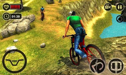 Uphill Offroad Bicycle Rider - Gameplay image of android game
