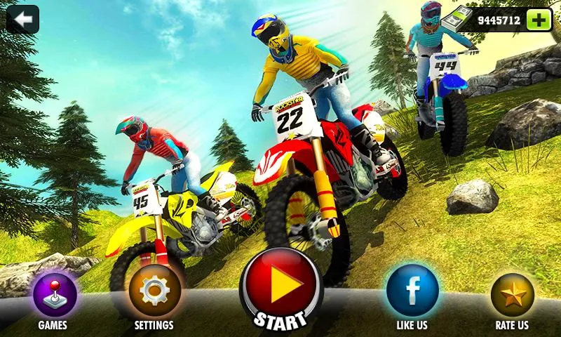 Uphill Offroad Motorbike Rider - Gameplay image of android game