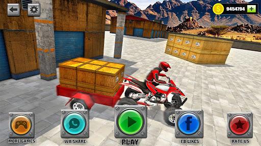 ATV Quad Bike Rider 2018: Uphill Cargo Transporter - Gameplay image of android game