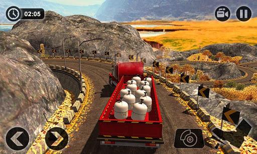 Offroad Cargo Truck Transport Driving Simulator 17 - Gameplay image of android game