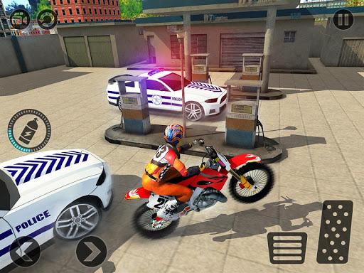 Motorbike Escape Police Chase: Moto VS Cops Car - Gameplay image of android game