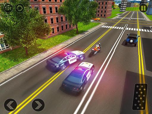 Motorbike Escape Police Chase: Moto VS Cops Car - Gameplay image of android game