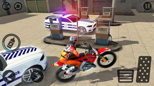 Motorbike Escape Police Chase: Moto VS Cops Car - Gameplay image of android game
