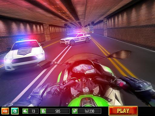 Motorbike Escape Police Chase: Moto VS Cops Car - Gameplay image of android game