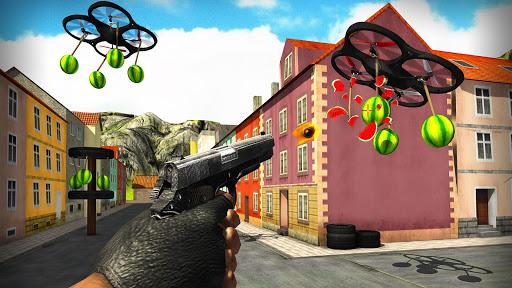 Watermelon shooting game 3D - Gameplay image of android game