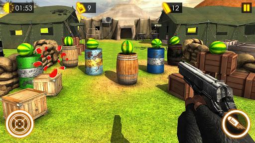Watermelon shooting game 3D - Gameplay image of android game