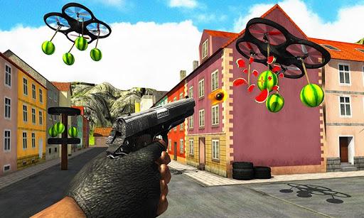 Watermelon shooting game 3D - Gameplay image of android game