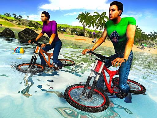 Water Surfer Floating BMX Bicycle Rider Racing - عکس بازی موبایلی اندروید