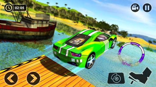 Floating Water Surfer Car Driv - Gameplay image of android game