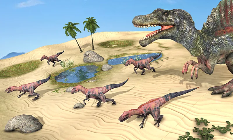 Wild Dino Hunting Game 3D - Gameplay image of android game
