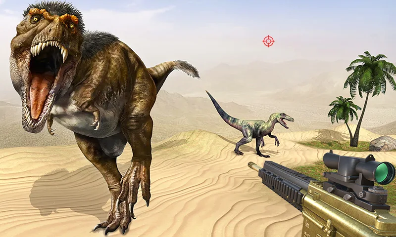 Wild Dino Hunting Game 3D - Gameplay image of android game