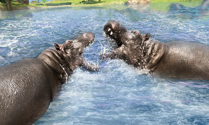 Wild Dino Hunting Game 3D - Gameplay image of android game