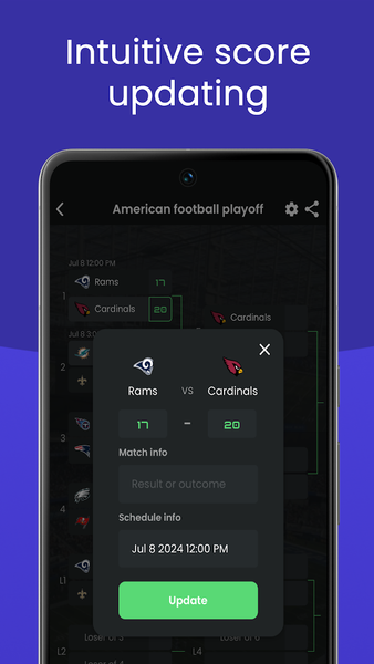 Tourney - Tournament Maker App - عکس برنامه موبایلی اندروید