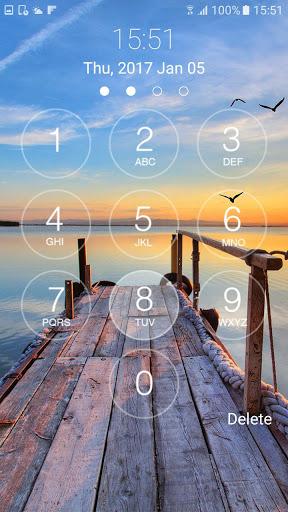 lock screen keypad - عکس برنامه موبایلی اندروید