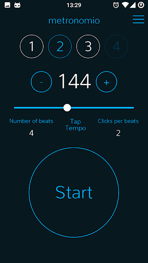 Metronomio - Metronome App - عکس برنامه موبایلی اندروید