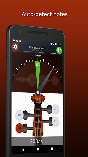 Ultimate Violin Tuner - Image screenshot of android app