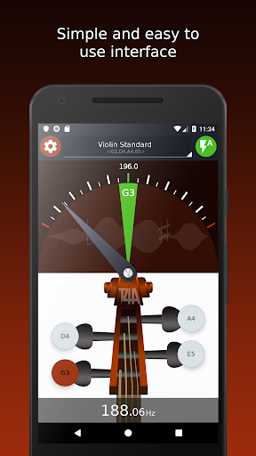 Ultimate Violin Tuner - عکس برنامه موبایلی اندروید