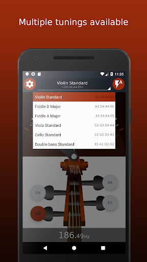 Ultimate Violin Tuner - Image screenshot of android app