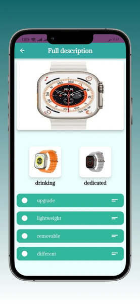 t900 ultra smart watch Guide - Image screenshot of android app