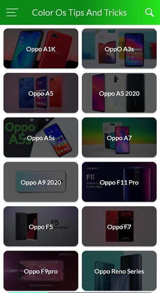 Oppo Tips And Tricks - Image screenshot of android app