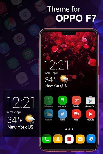 Themes For OPPO F7 Plus 2019 : themes & wallpaper - Image screenshot of android app