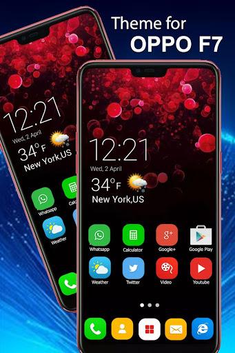 Themes For OPPO F7 Plus 2019 : themes & wallpaper - Image screenshot of android app