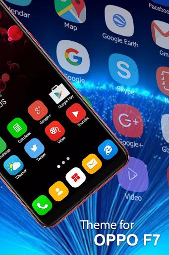 Themes For OPPO F7 Plus 2019 : themes & wallpaper - Image screenshot of android app