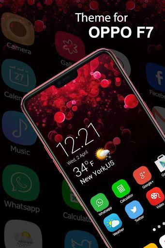 Themes For OPPO F7 Plus 2019 : themes & wallpaper - Image screenshot of android app