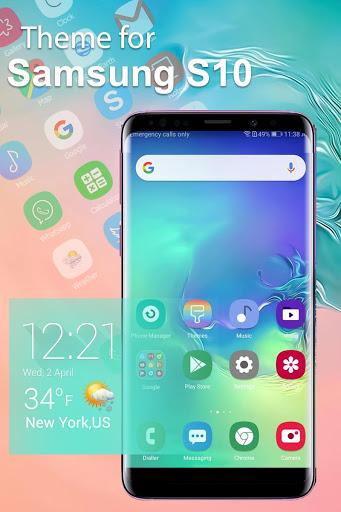 New  Samsung Galaxy S10 launcher-Galaxy launcher - Image screenshot of android app