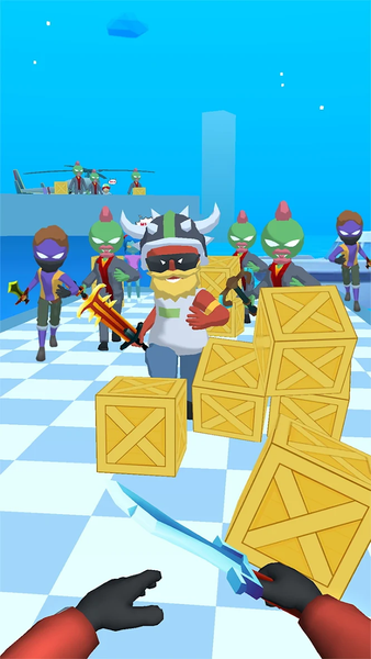 Hit Assassin:Knife Hit Master - Gameplay image of android game