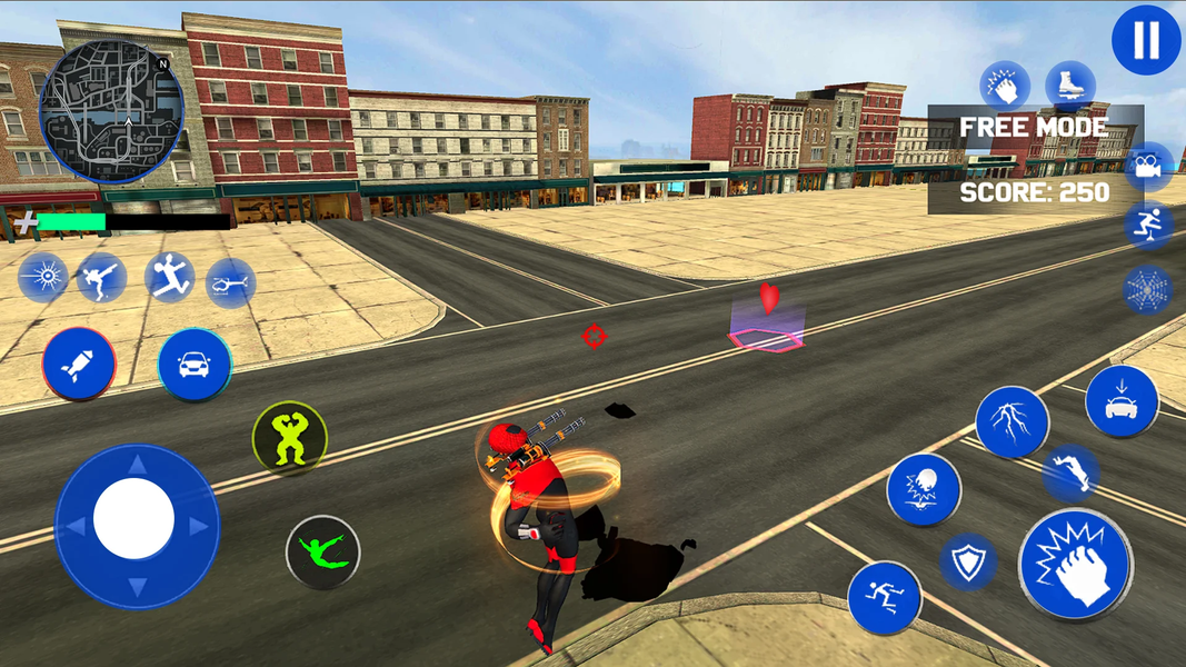 Spider Fighting Hero Games 3d - Gameplay image of android game